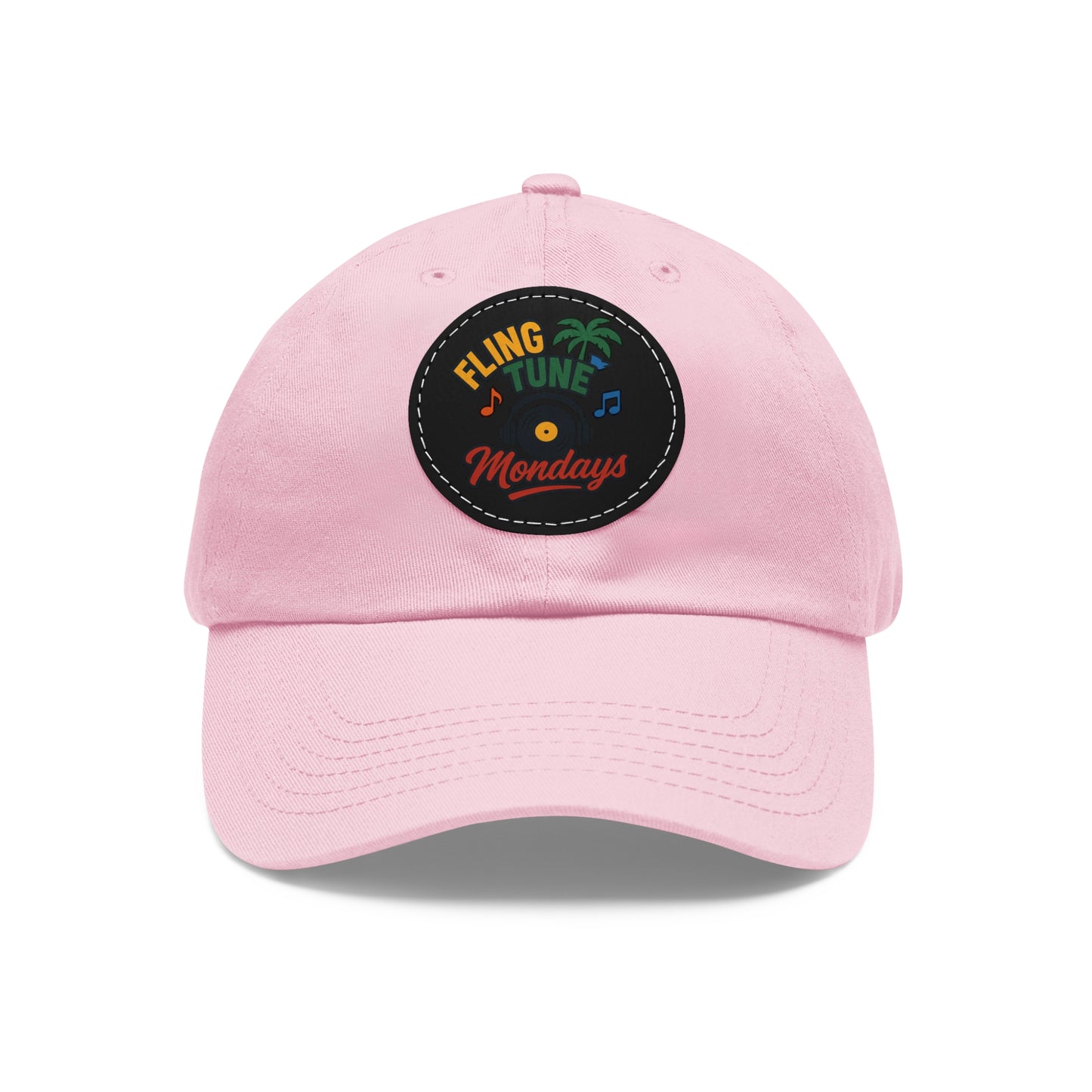 Fling Tune Mondays Leather Patch Dad Hat