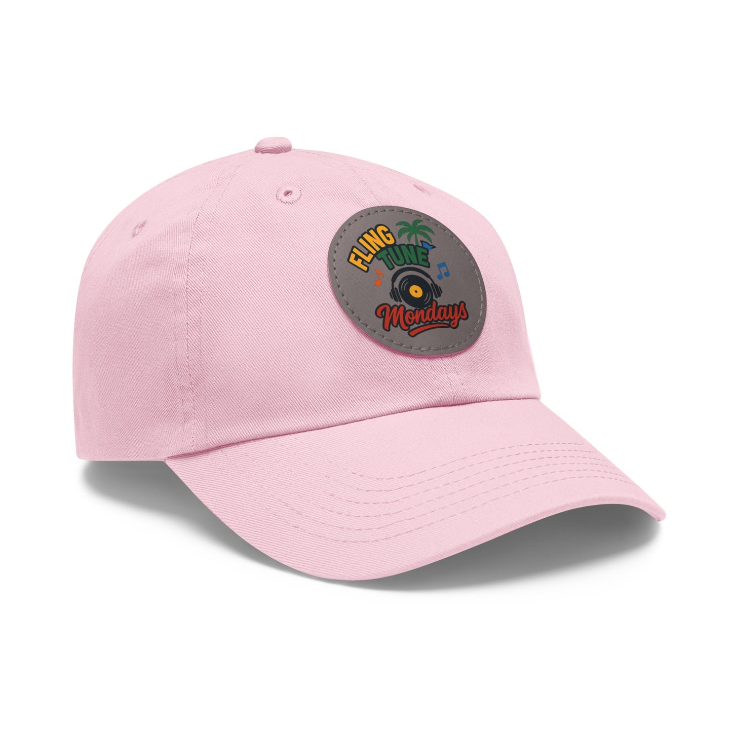 Fling Tune Mondays Leather Patch Dad Hat