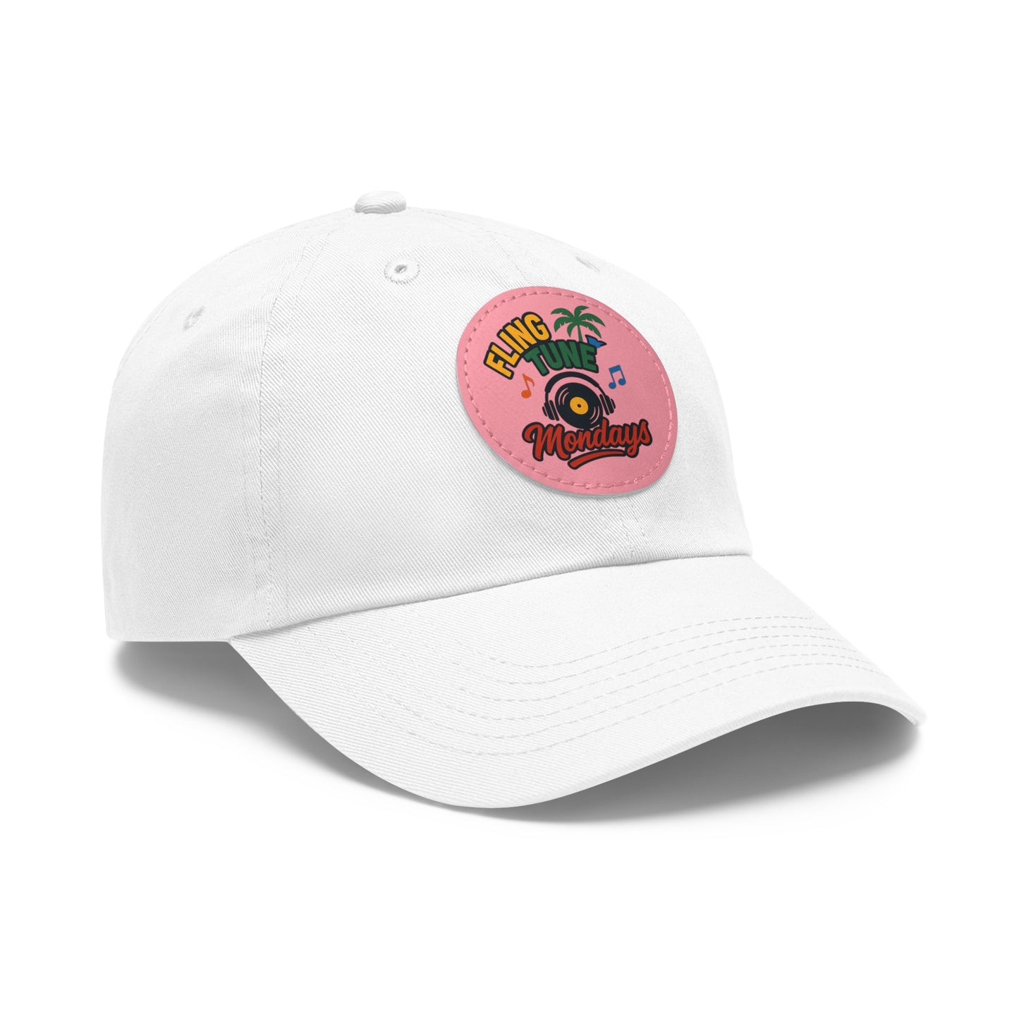 Fling Tune Mondays Leather Patch Dad Hat