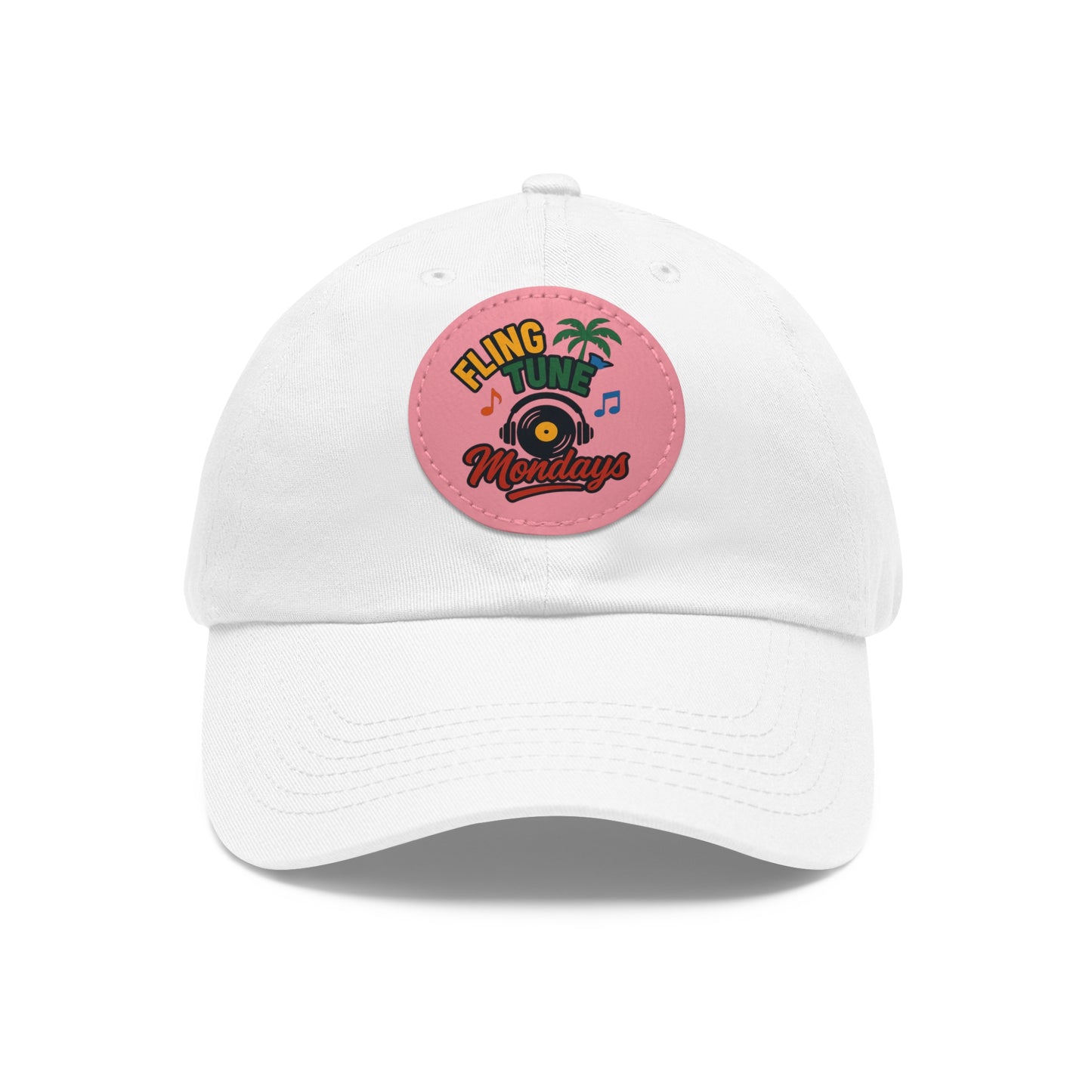 Fling Tune Mondays Leather Patch Dad Hat