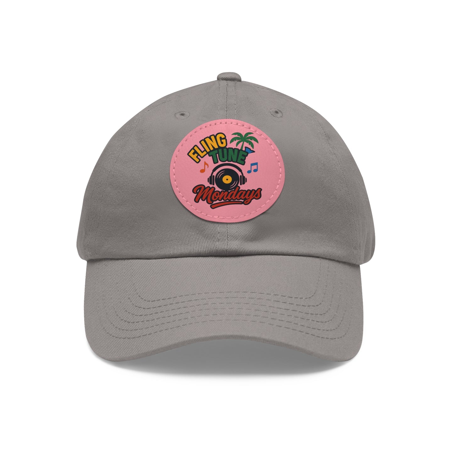Fling Tune Mondays Leather Patch Dad Hat