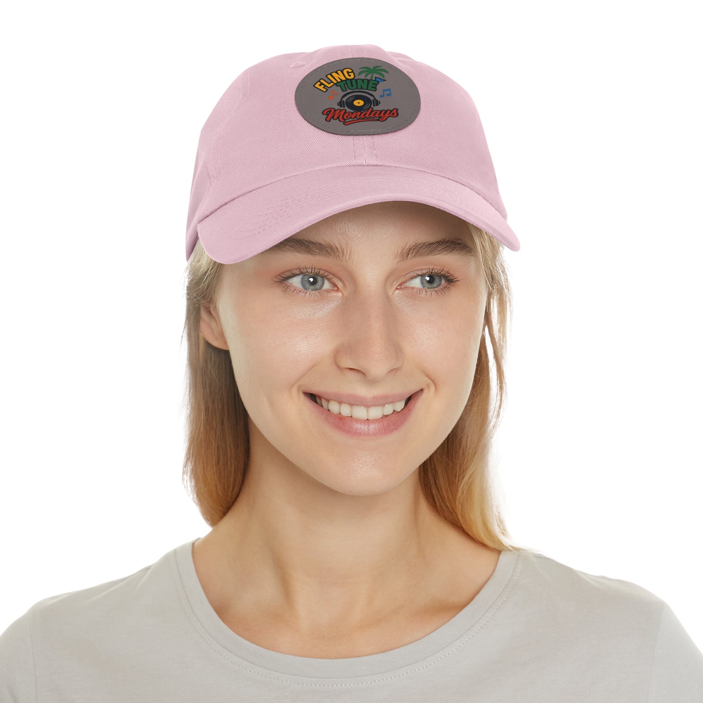 Fling Tune Mondays Leather Patch Dad Hat