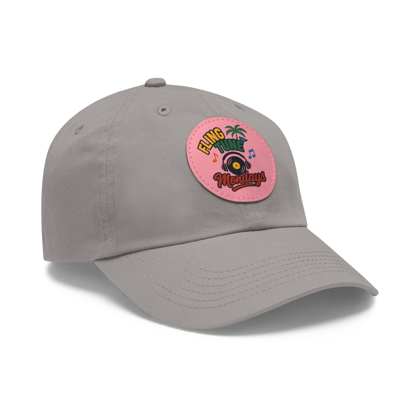 Fling Tune Mondays Leather Patch Dad Hat